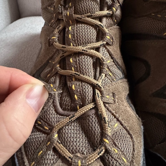 Merrell Brown Leather Hiking Shoes Men Size 12 *read Description* - Picture 6 of 7